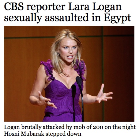 lara logan attack. journalist Lara Logan on